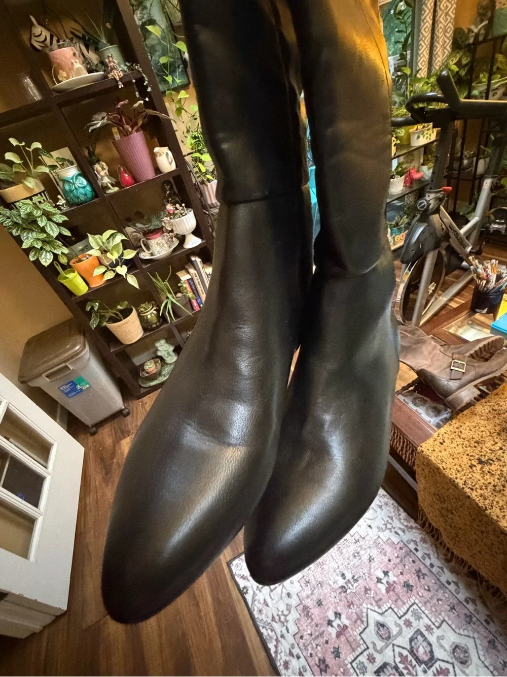 Sugar Immerse Black Tall Knee-High Boots